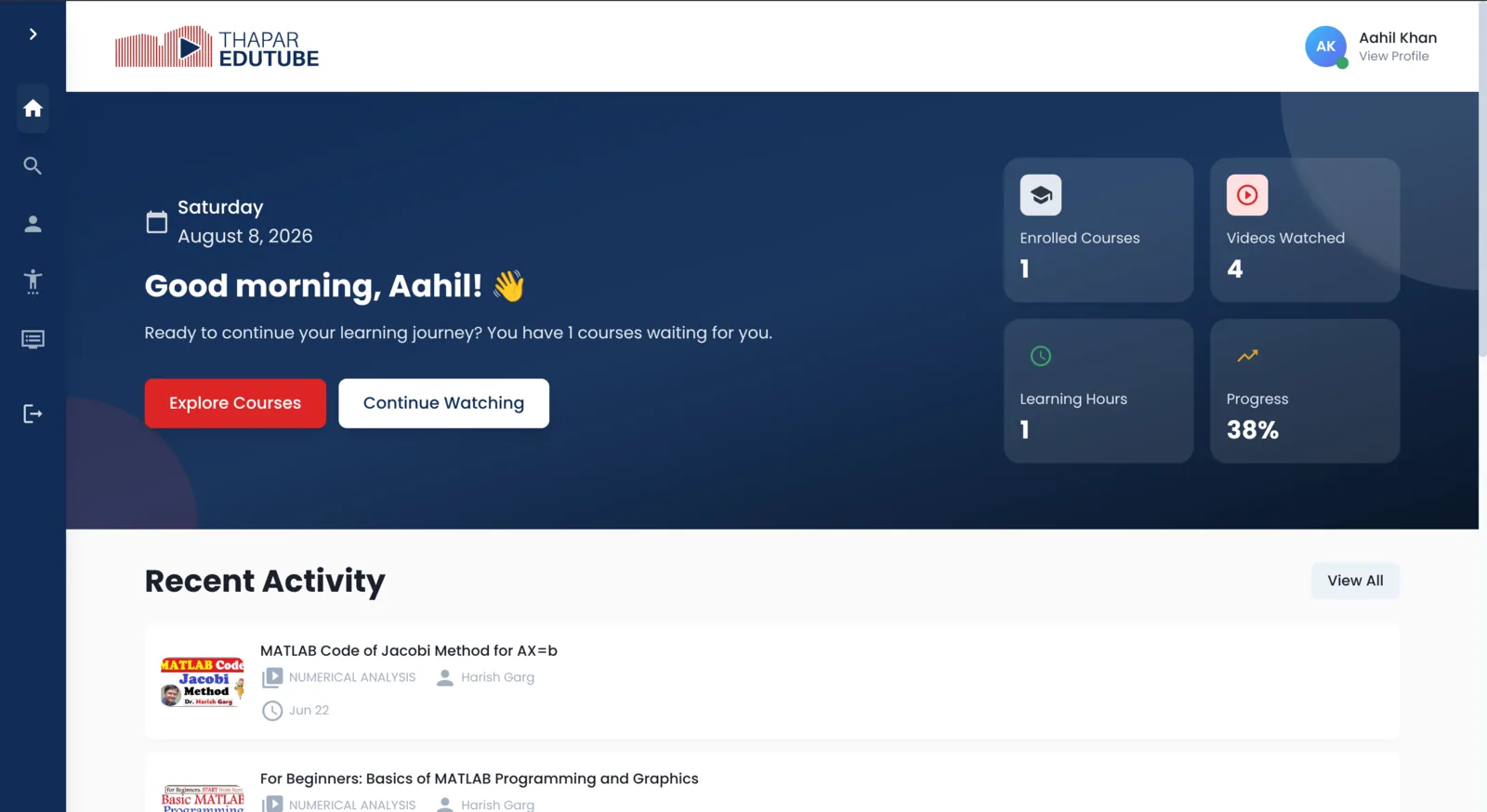 Thapar EduTube screenshot 2 of 3